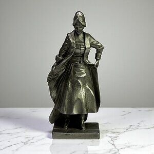 Virginia Reel The Saturday Evening Post Pewter Figurine By Franklin Mint - 1981